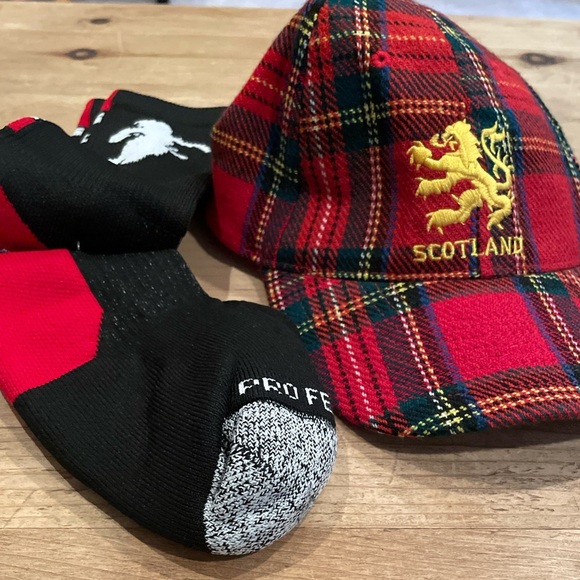 Women’s Juniors “Girls Rule” Socks plaid baseball cap streetwear blokecore socks - Picture 1 of 8
